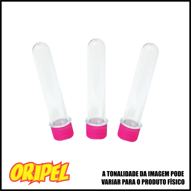 TUBETE PINK/13CM DIVERSOS 10 UN