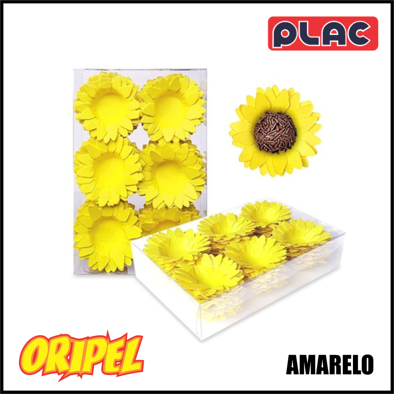 FORMINHA GIRASSOL AMARELO PLAC 40 UN