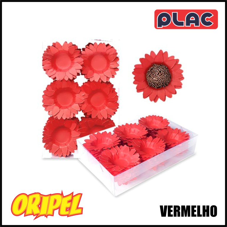 FORMINHA GIRASSOL VERMELHO PLAC 40 UN