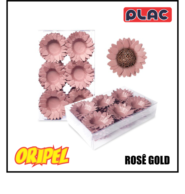 FORMINHA GIRASSOL ROSE GOLD PLAC 40 UN