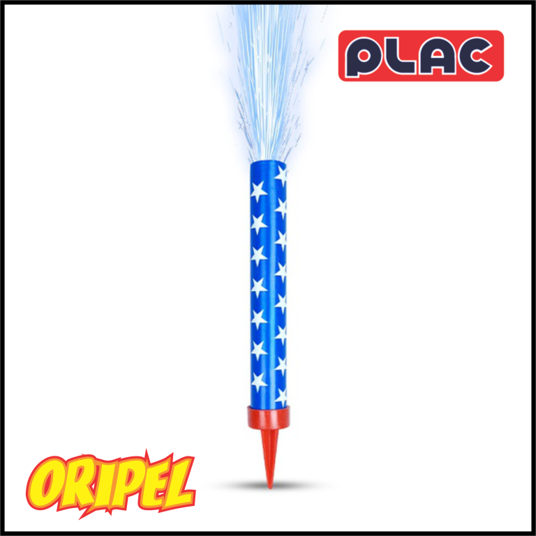 VELA VULCÃO ESTRELADA/AZUL PLAC