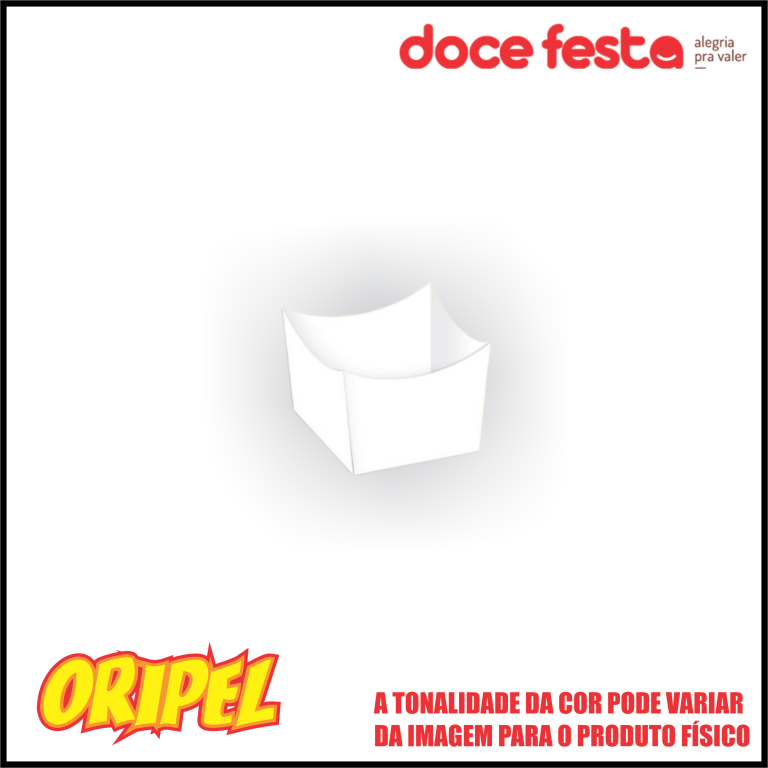 PORTA BRIGADEIRO BRANCO DOCE FESTA 36 UN