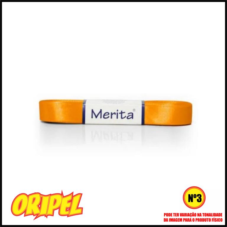 FITA CETIM F.SIMPLES 15MM/AM OURO MERITA 10 MTS