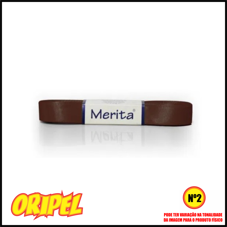 FITA CETIM F.SIMPLES 15MM/CAFE MERITA 10 MTS
