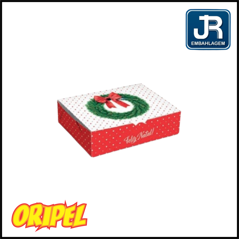 CAIXA 12 DOCES GUIRLANDA NT88/15X12X5CM JR EMBALAGEM
