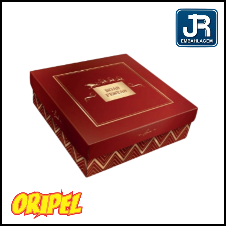 CAIXA PRESENTE BORDÔ DEGRADÊ NT123/27X27X9CM JR EMBALAGEM