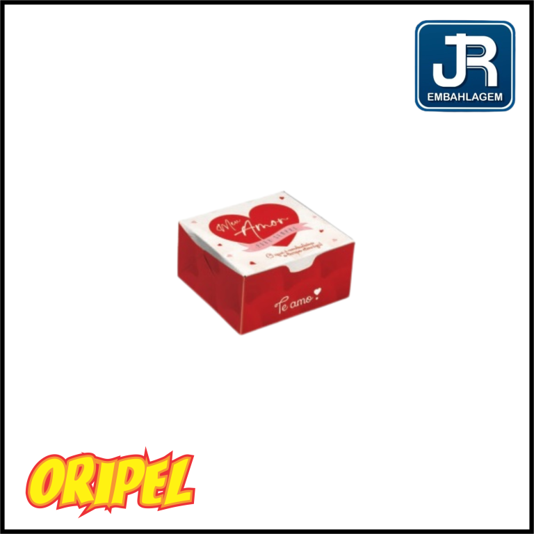 CAIXA 4 DOCES MEU AMOR MM95/8X7,5X4CM JR EMBALAGEM