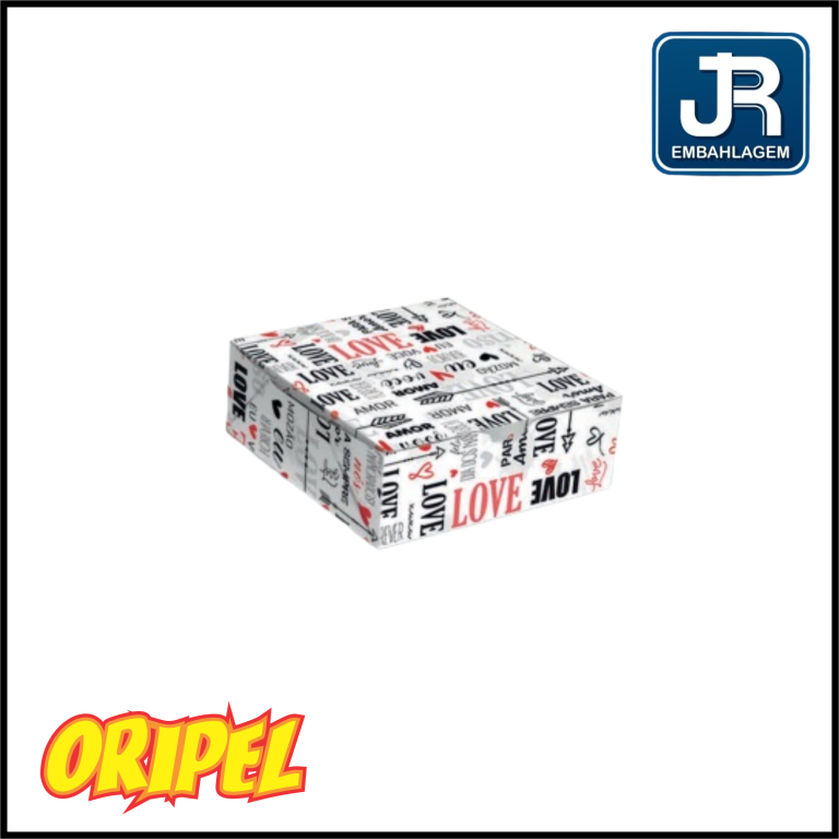 CAIXA 9 DOCES LOVE MM68/12X11X4CM JR EMBALAGEM