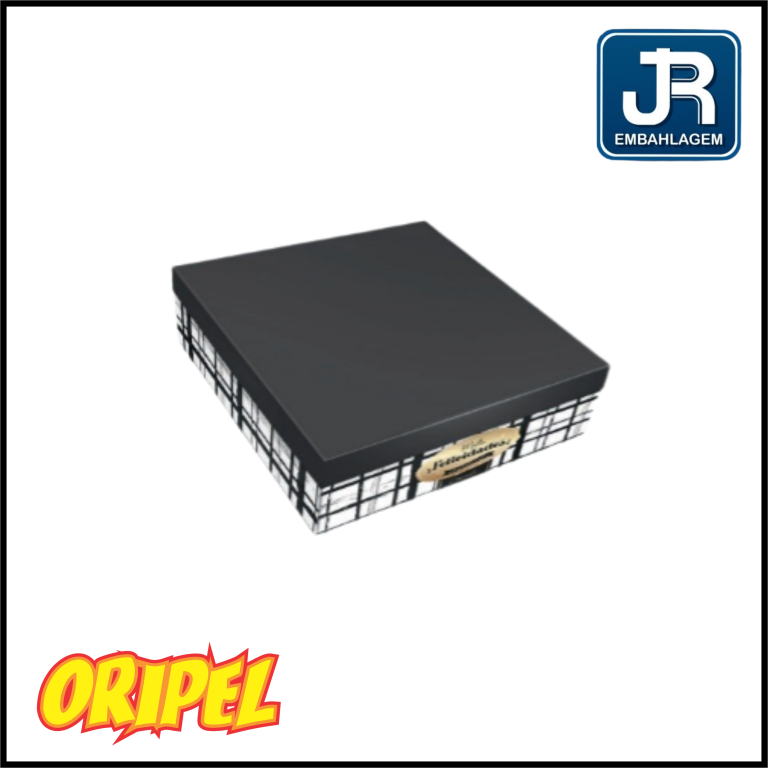 CAIXA PRESENTE PARABENS PB27/21X21X8,5CM JR EMBAHLAGEM