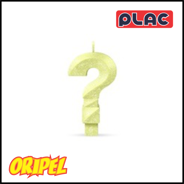 VELA ANIVERSARIO INFINITY CANDY AMARELO/? PLAC