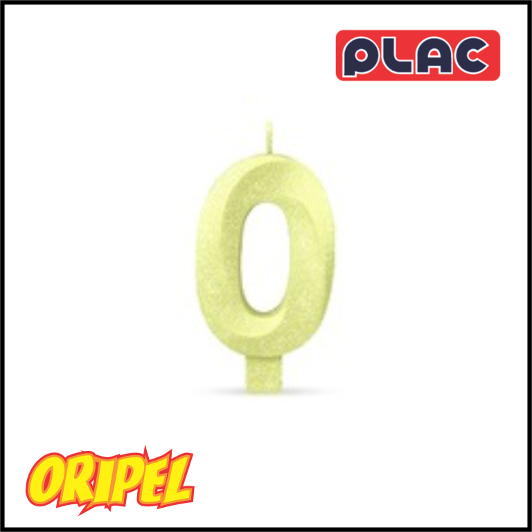 VELA ANIVERSARIO INFINITY CANDY AMARELO/0 PLAC