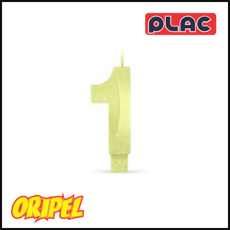 VELA ANIVERSARIO INFINITY CANDY AMARELO/1 PLAC
