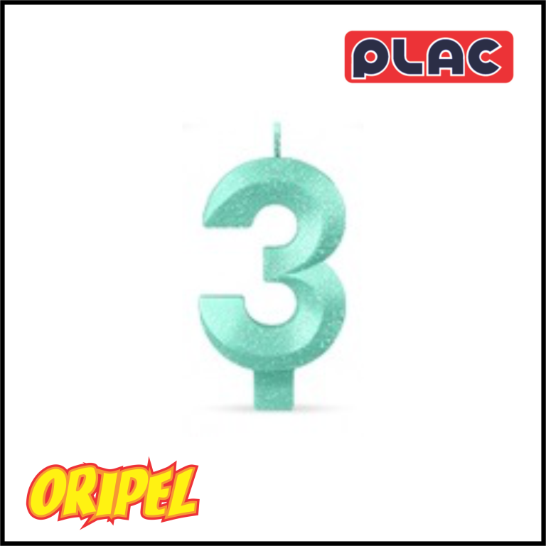 VELA ANIVERSARIO INFINITY CANDY MENTA/3 PLAC