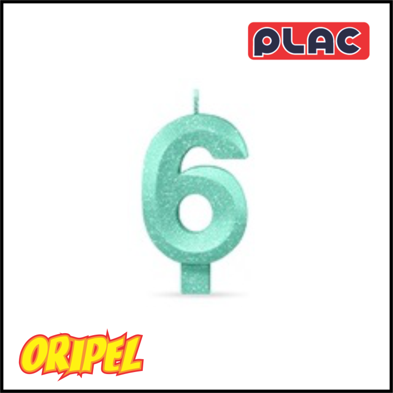 VELA ANIVERSARIO INFINITY CANDY MENTA/6 PLAC