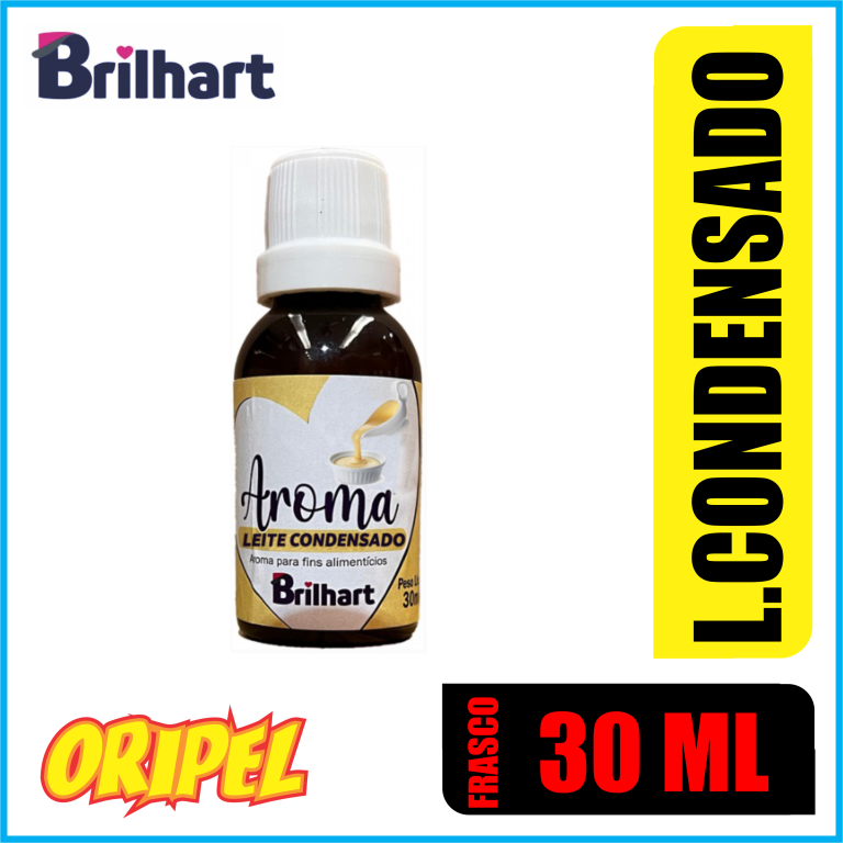 AROMA ALIMENTICIO LEITE CONDENSADO BRILHART 30ML