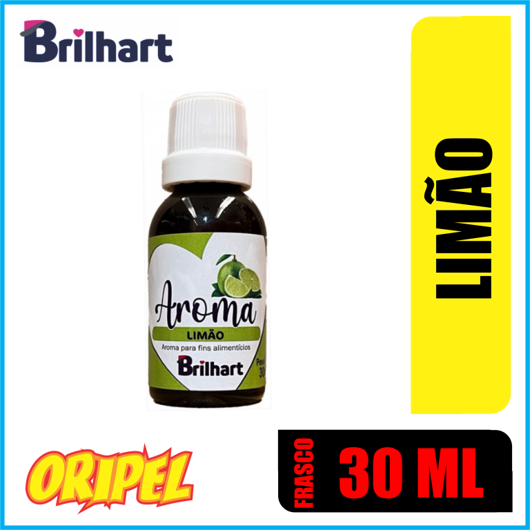AROMA ALIMENTICIO LIMÃO BRILHART 30ML