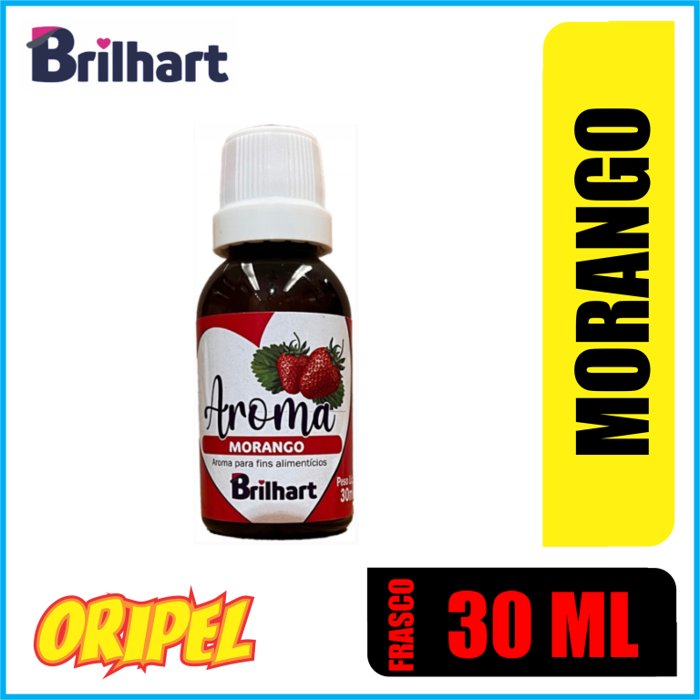 AROMA ALIMENTICIO MORANGO BRILHART 30ML