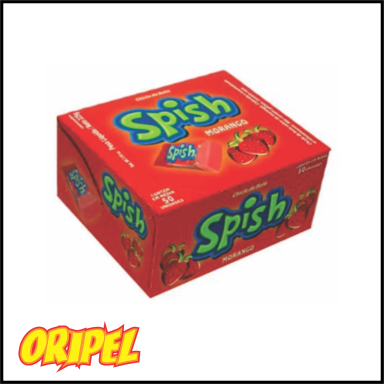 CHICLE SPISH MORANGO SUKEST 40 UN