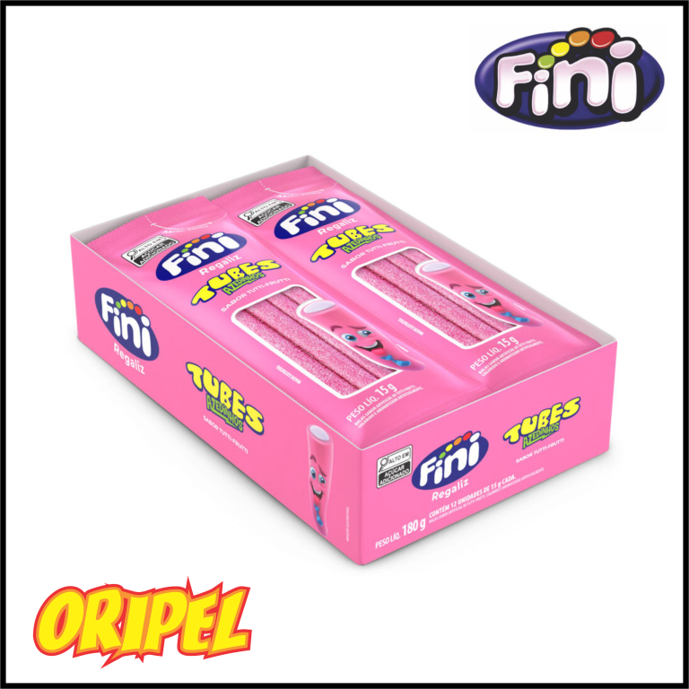 BALA TUBES TUTTI FRUTTI CITRICO FINI 12X15G