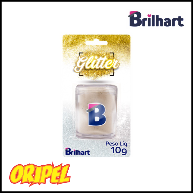 GLITTER COMESTIVEL BLISTER PEROLA BRILHART 10G