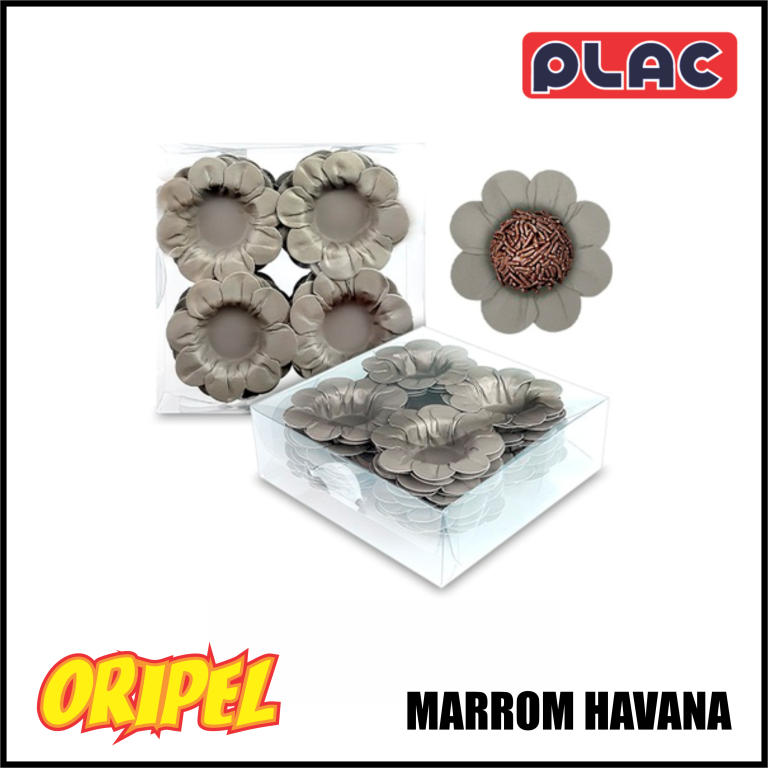FORMINHA MARGARIDA MARROM HAVANA PLAC 40 UN