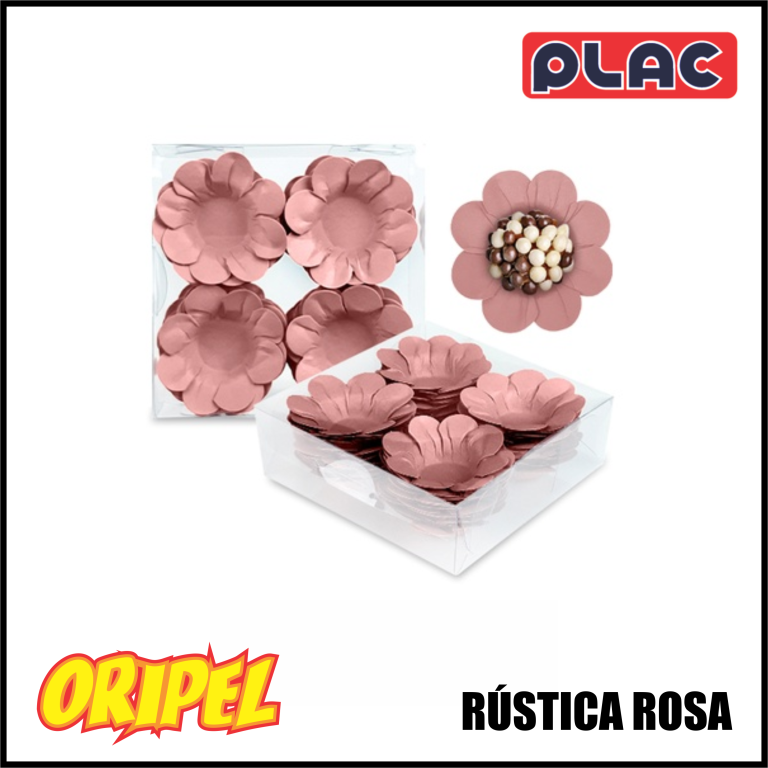 FORMINHA MARGARIDA RUSTICA ROSA PLAC 40 UN