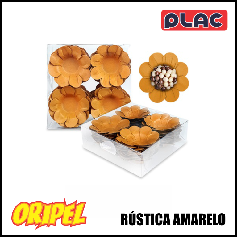 FORMINHA MARGARIDA RUSTICA AMARELO PLAC 40 UN