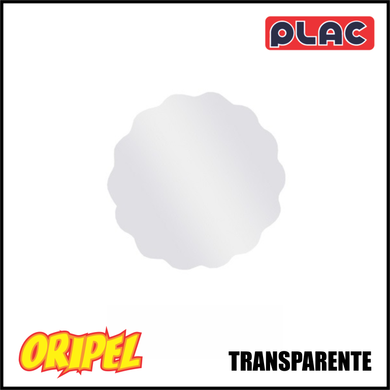 FUNDO RENDADO Nº 9 TRANSPARENTE PLAC 100 UN
