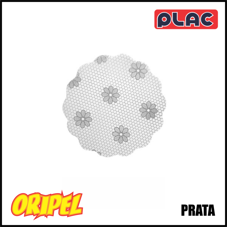 FUNDO RENDADO Nº 9 PRATA PLAC 100 UN