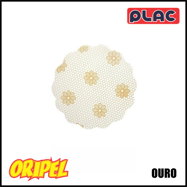 FUNDO RENDADO Nº 9 OURO PLAC 100 UN