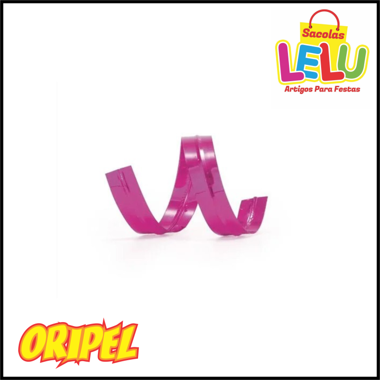 FECHO PRATICO METALIZADO PINK 4MMX10CM LELU SACOLAS 100 UN
