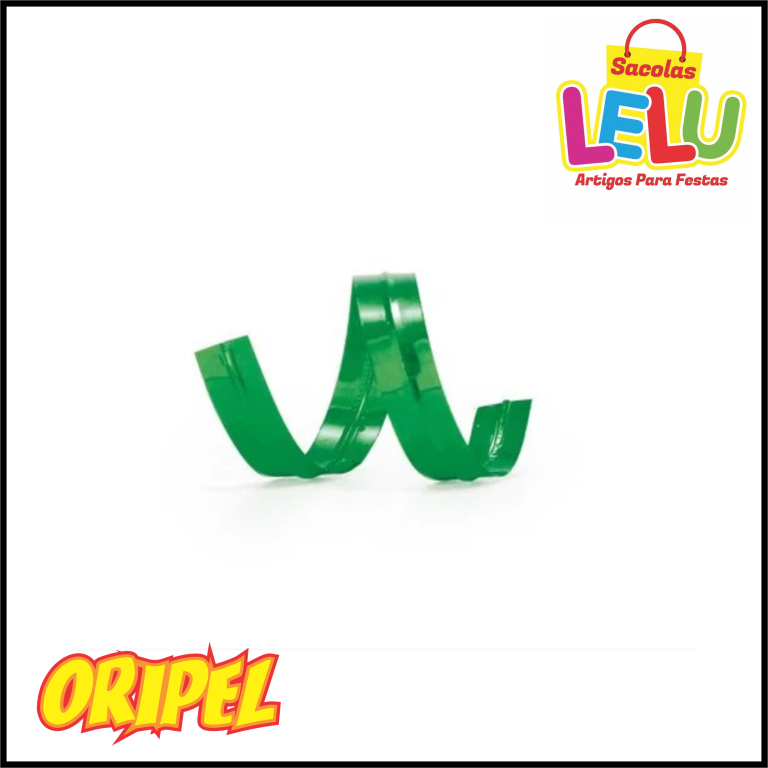FECHO PRATICO METALIZADO VERDE 4MMX10CM LELU SACOLAS 100 UN