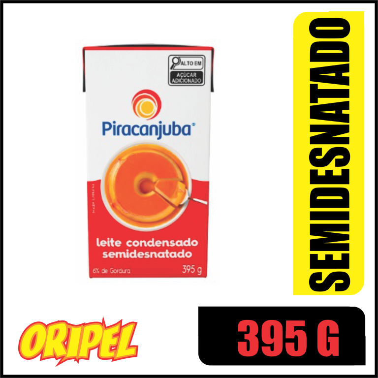 LEITE CONDENSADO SEMI TP PIRACANJUBA 395G