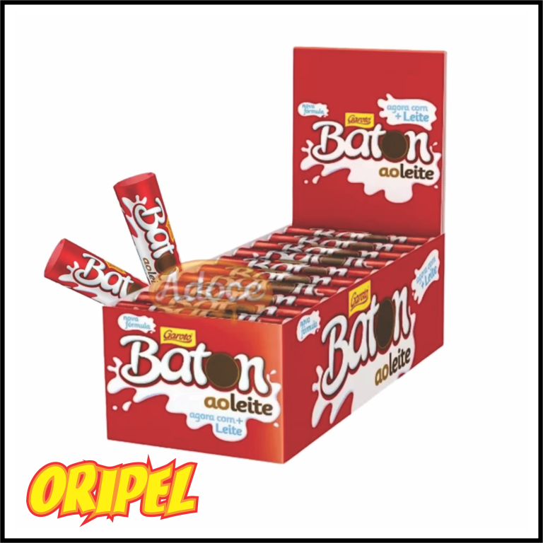 CHOCOLATE BATON AO LEITE GAROTO 30X16G