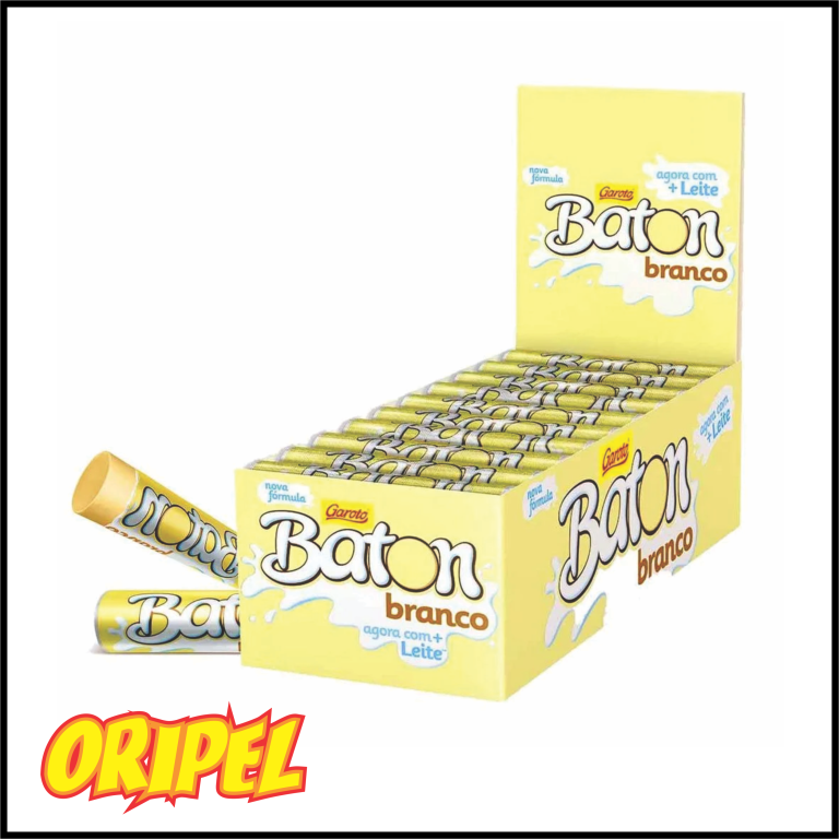 CHOCOLATE BATON BRANCO GAROTO 30X16G