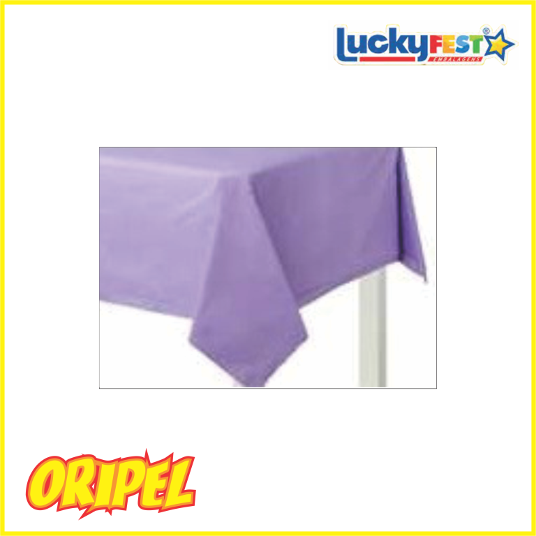 TOALHA MESA PEROLADA LISA LILAS 80X80CM LUCKYFEST 10 UN