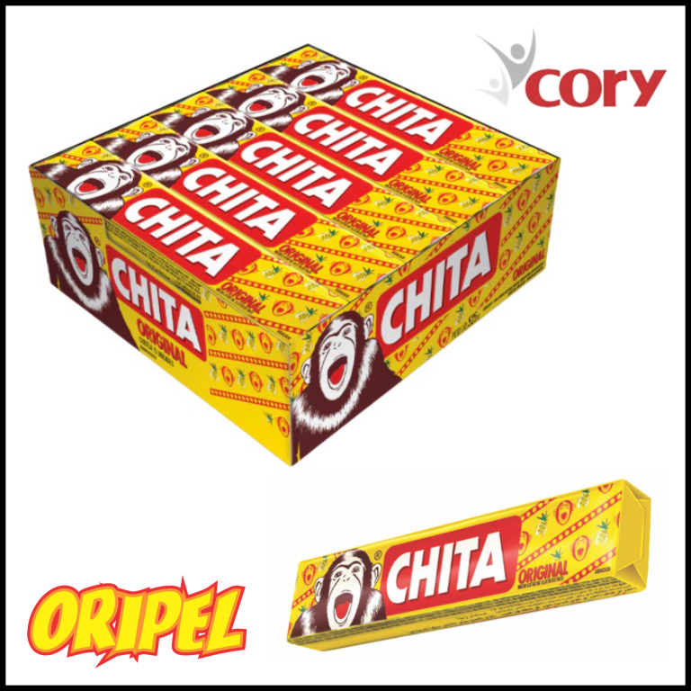 DROPS MASTIGAVEL CHITA ABACAXI CORY 15X35G