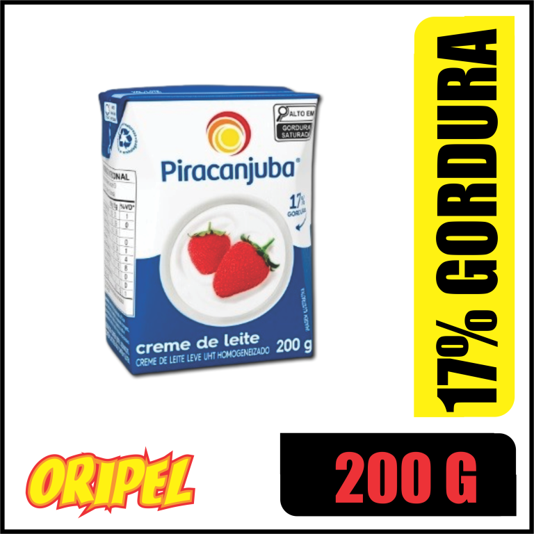 CREME DE LEITE PIRACANJUBA 200G