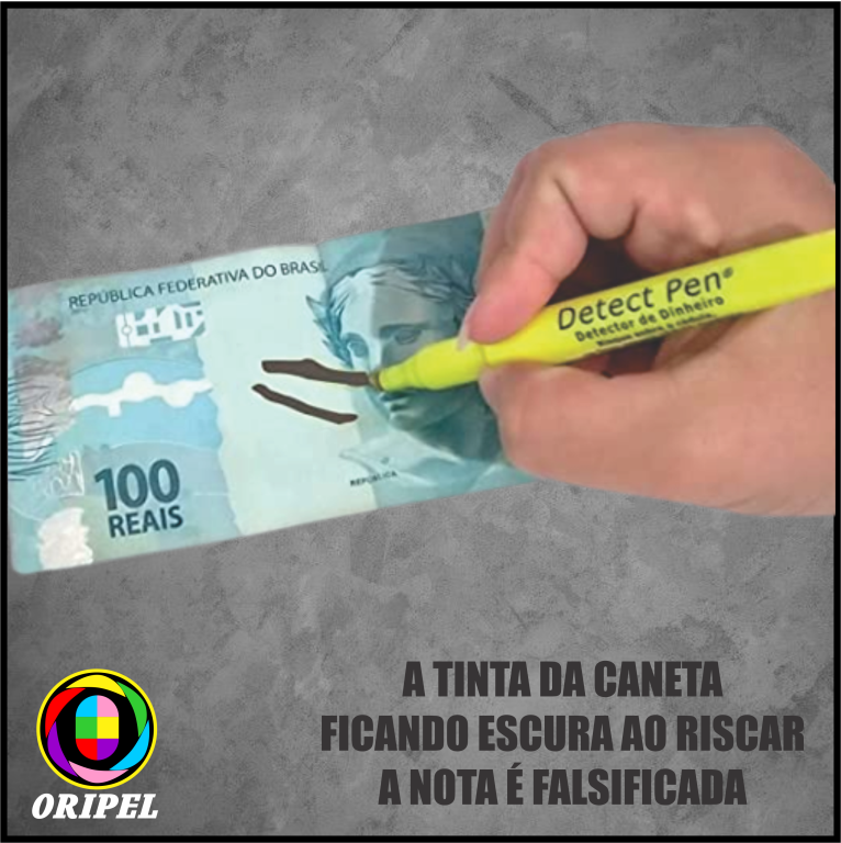 CANETA P/IDENTIFICAÇÃO DE DINHEIRO DETECT MONEY