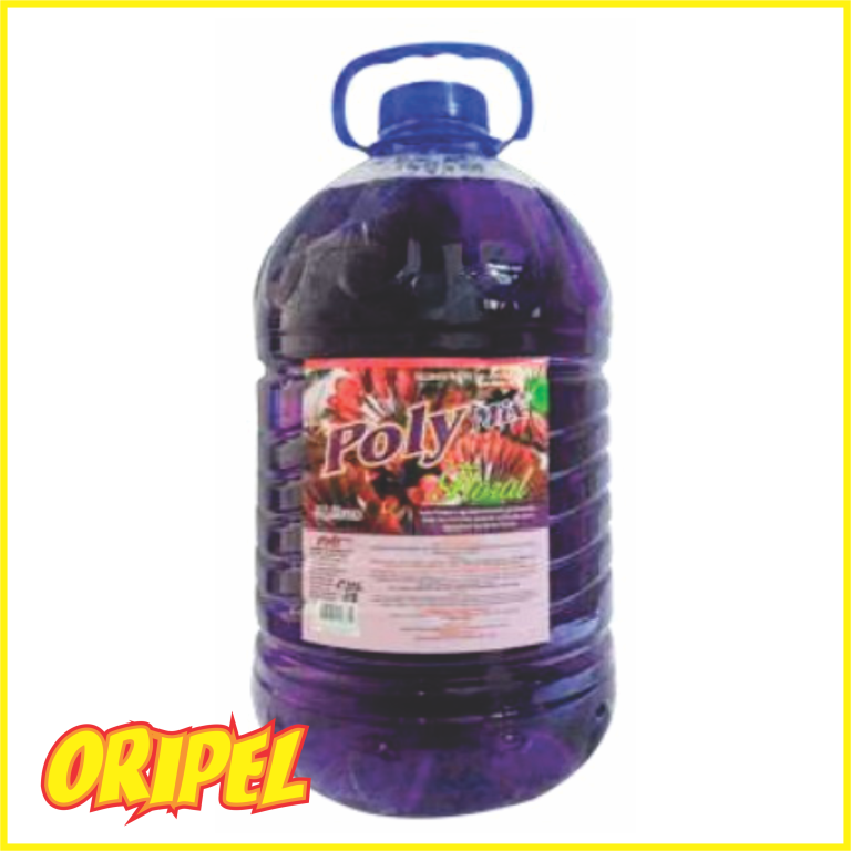 DESINFETANTE FLORAL POLY MIX 5 LTS