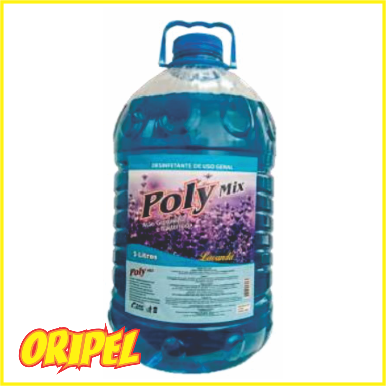 DESINFETANTE LAVANDA POLY MIX 5 LTS