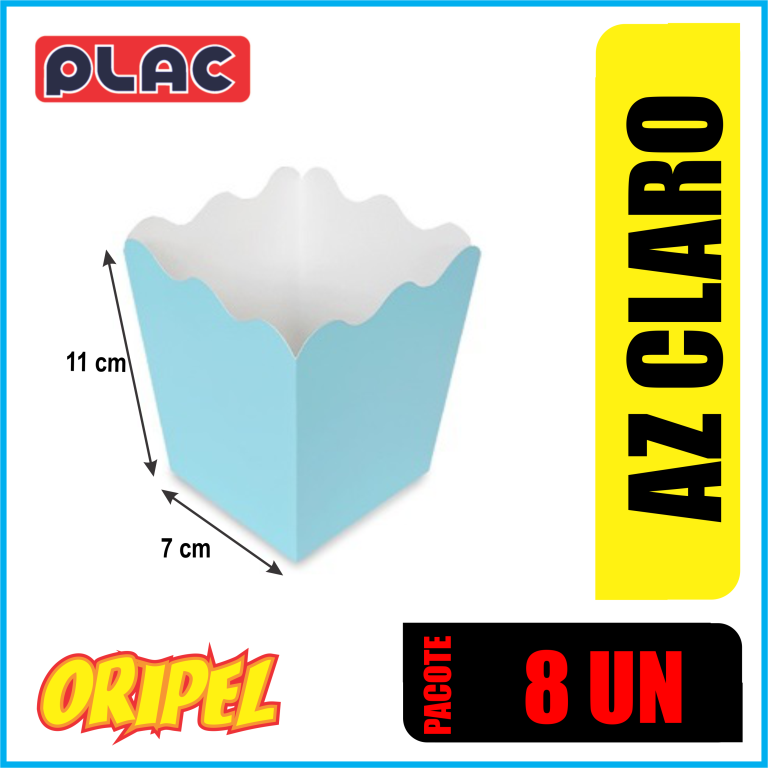 CACHEPO AZUL CLARO PLAC 8 UN