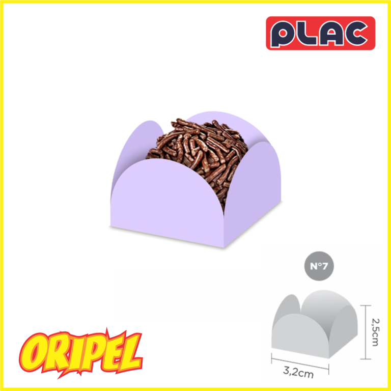 FORMINHA 4 PETALAS Nº7 LAVANDA CANDY PLAC 50 UN