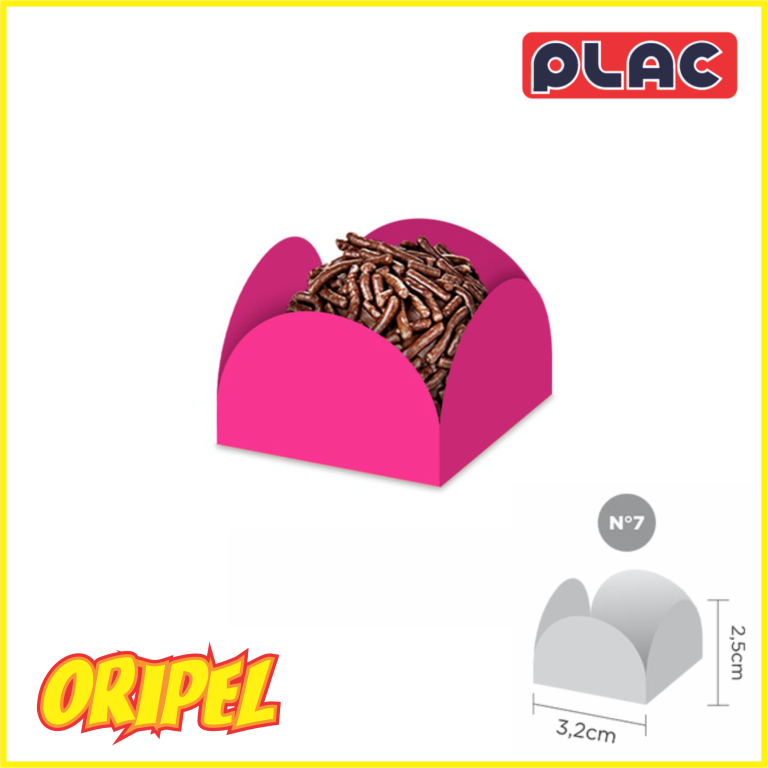 FORMINHA 4 PETALAS Nº7 PINK PLAC 50 UN