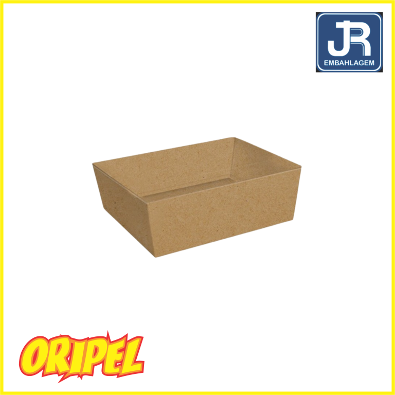 BANDEJA S/ALÇA P KRAFT K340/18,5X12,5X6CM JR EMBAHLAGEM
