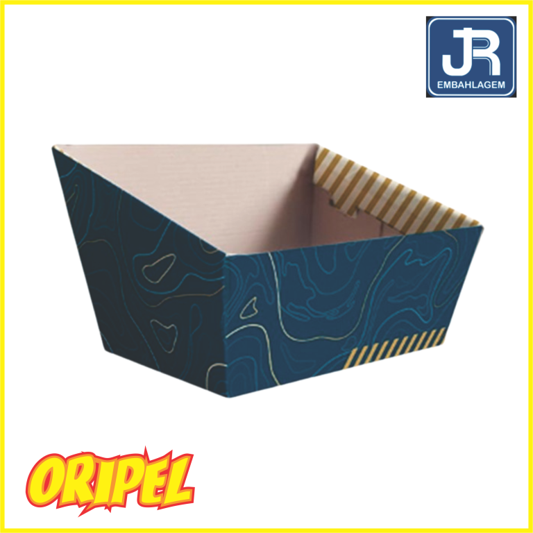 CESTA TRAPEZIO LISTRAS G/MM223 25X19X12CM JR EMBAHLAGEM