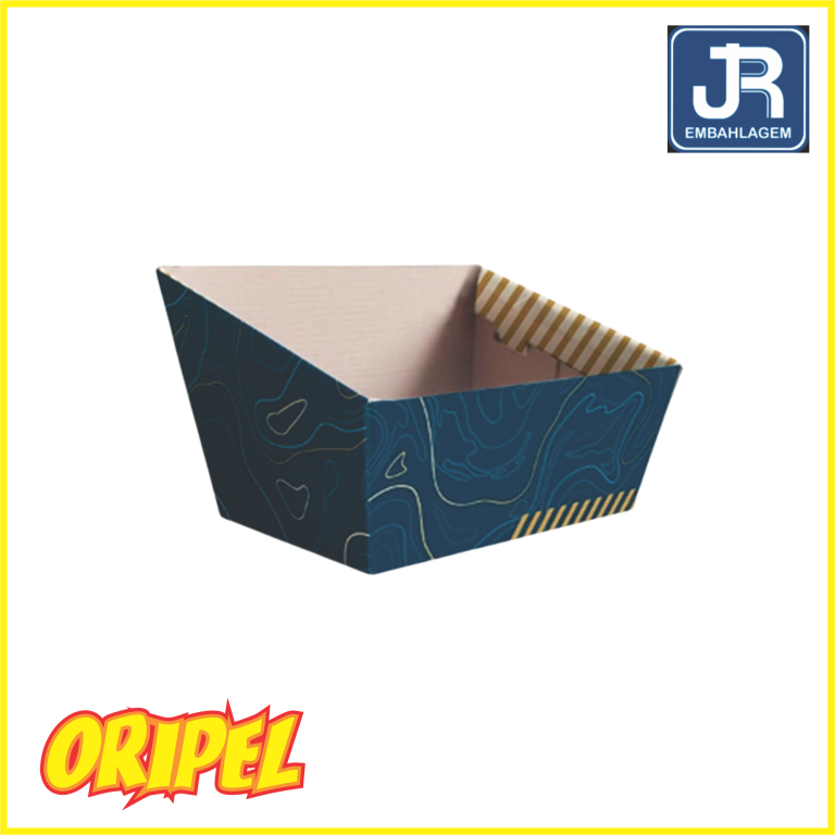 CESTA TRAPEZIO LISTRAS M/MM222 17X12,5X8CM JR EMBAHLAGEM