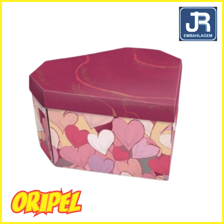 CAIXA CORAÇÃO HEARTS M/MM219 26X24X14CM JR EMBAHLAGEM