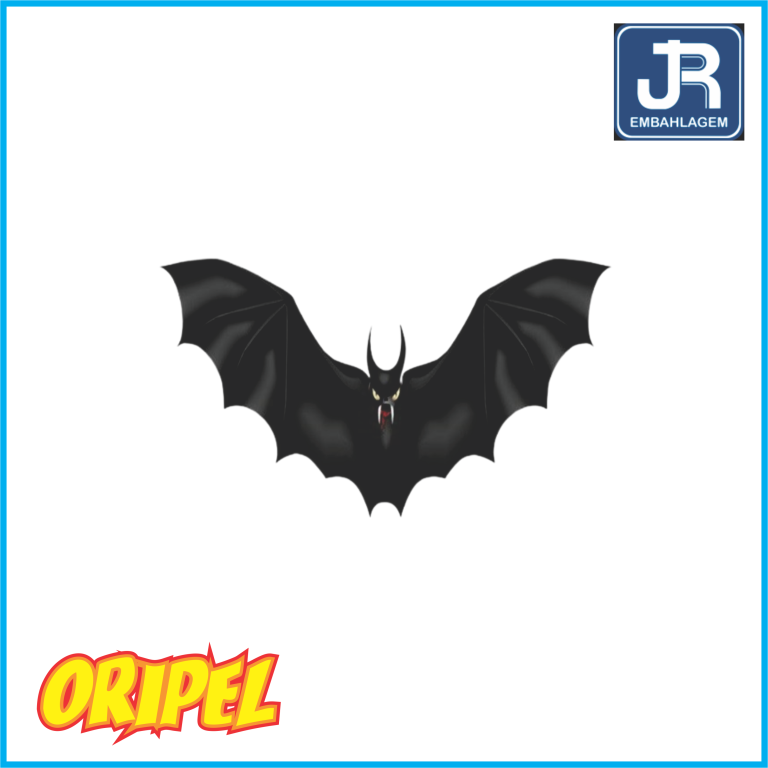 DECORAÇÃO MORCEGO SANGUINARIO HALLOWEEN 21,5X9CMCM JR EMBAHLAGEM 7 UN
