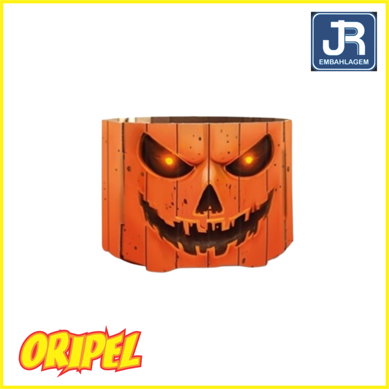 CAIXA RED ABOBORA MALIGNA HALLOWEEN/HJ2 16X16X9CM JR EMBAHLAGEM
